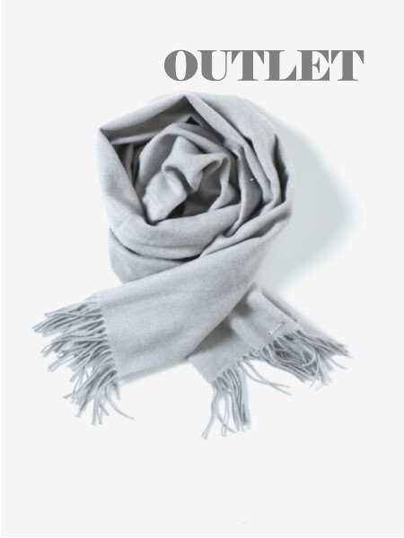 OVERSIZED SCARF, LJUSGRÅ