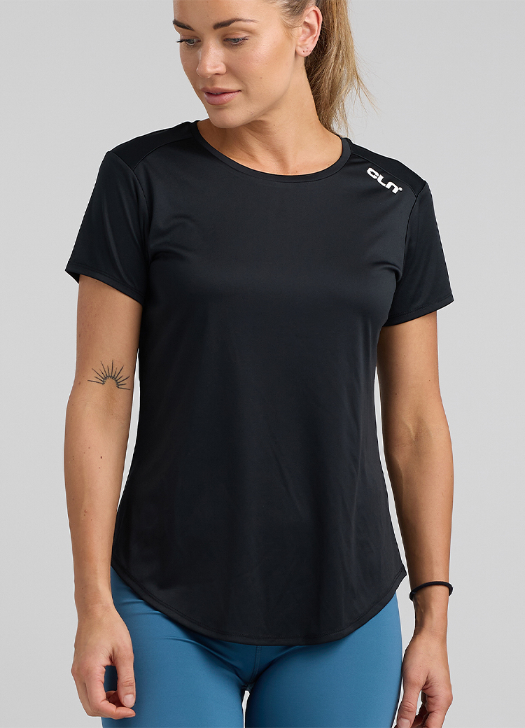 CLN PERFORM T-SHIRT DAM SVART