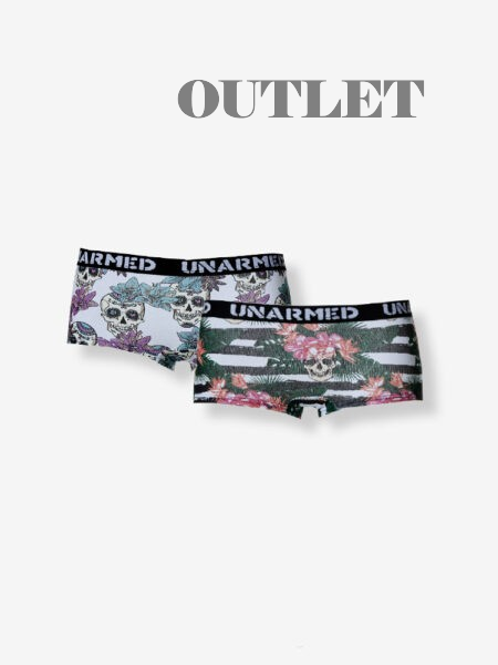 2-PACK UNARMED HIPSTERTROSA, DÖDSKALLE