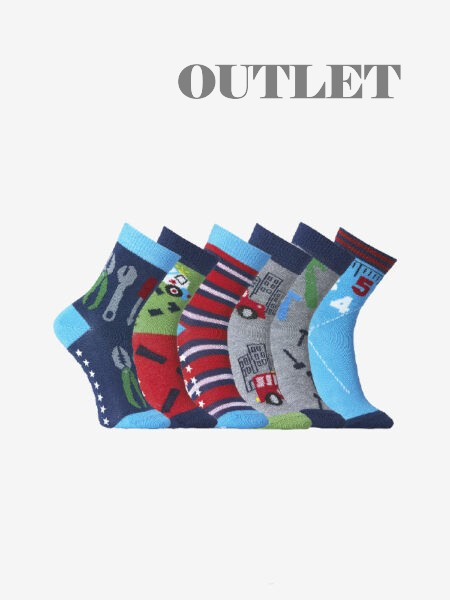 6-PACK HALKSTUMPOR BARN, BLÅ MIX