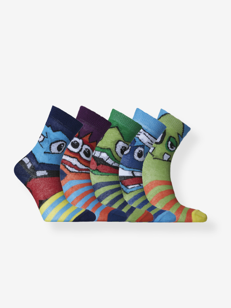 5-PACK MONSTERSTRUMPOR, MIX